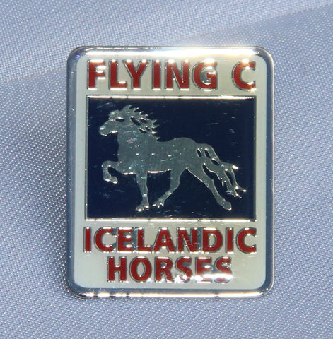 Flying C Icelandic Horse Pin