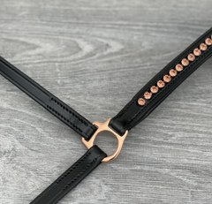 Bridle with a Rosegold Crown stones