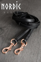 Leather Reins with Stops - More Colors