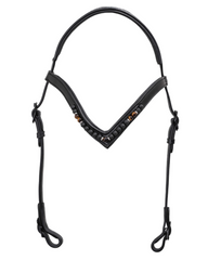 Top Reiter ORKA Bridle with matching dropped noseband