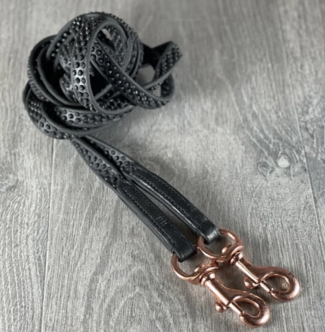 Rubber Reins with Rosegold