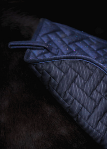 "Glitrandi" Saddle pad - BLUE