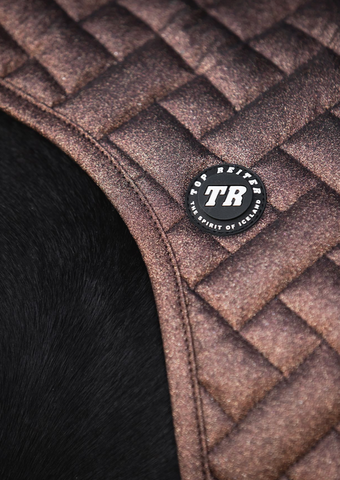 "Glitrandi" Saddle pad - COPPER