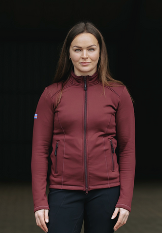Top Reiter Women's Jacket Bylgja - Burgundy