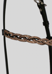Bridle with Rosé stones