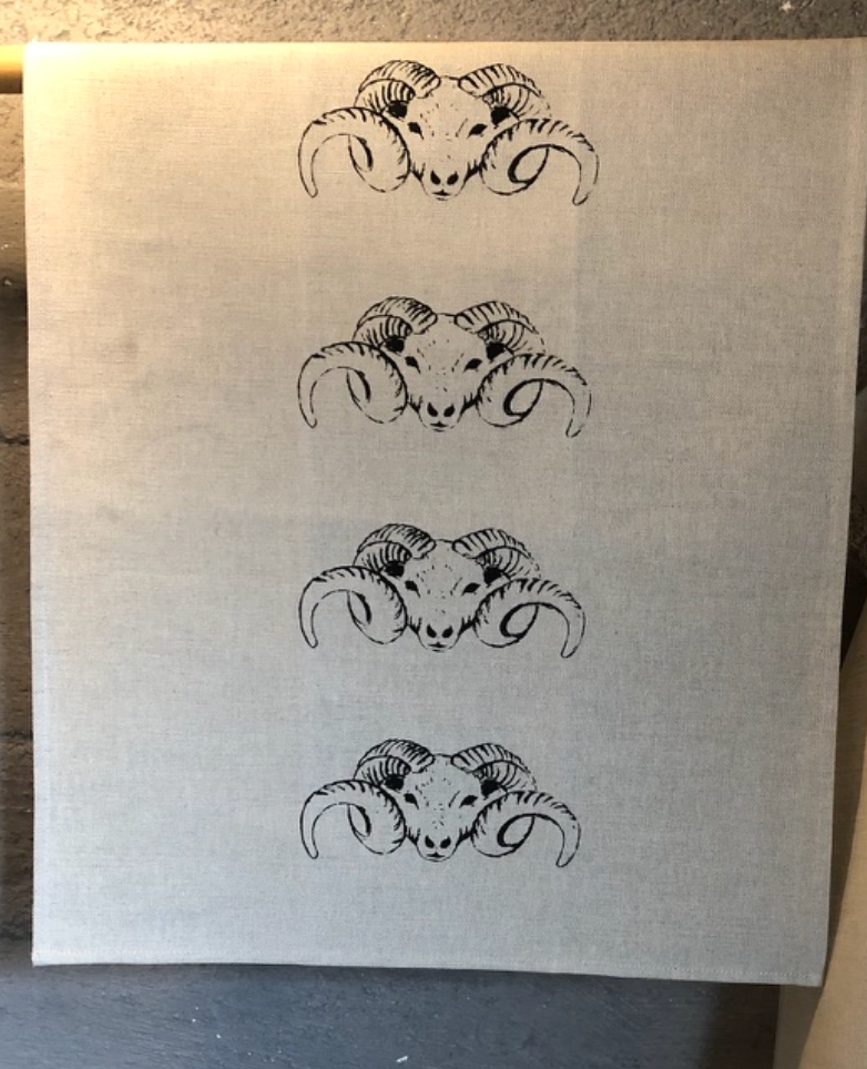 Iceland Handmade Rams Icelandic Ram Dish Towel – Flying C Tack