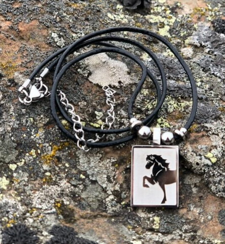 Necklace with an Icelandic Horse - More colors