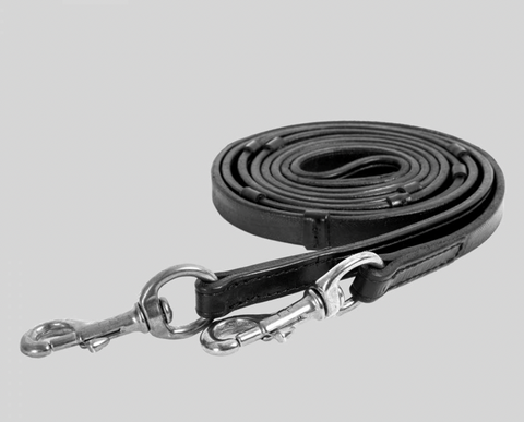 Leather Reins with Stops - More Colors