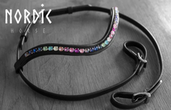 Bridle with Rainbow Stones