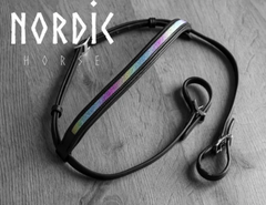 Bridle with rainbow glitter detail