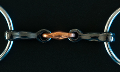 Double Broken Sweet Iron with a copper link -11.5cm