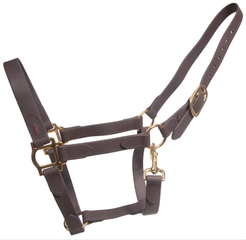 SuperStrap Rubber Halter - Brown