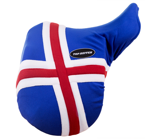 Iceland Flag saddle cover