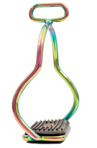 Rainbow Icelandic Safety Stirrups