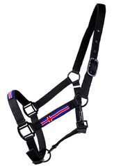 Halter with the Icelandic Flag and a rope