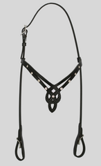 "Lækur" Headstall with stones