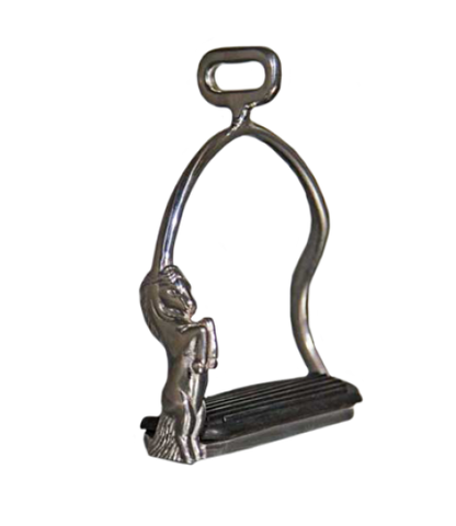 Icelandic Safety Stirrups with a horse