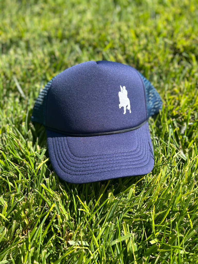 Navy Flying C Ranch trucker hat