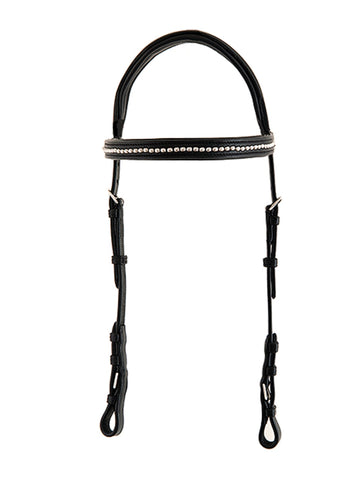 Soft Leather Bridle with silver detail