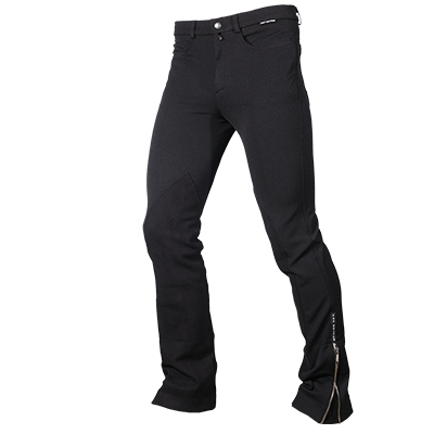 Top Reiter Men's Riding Pants with pockets - Black